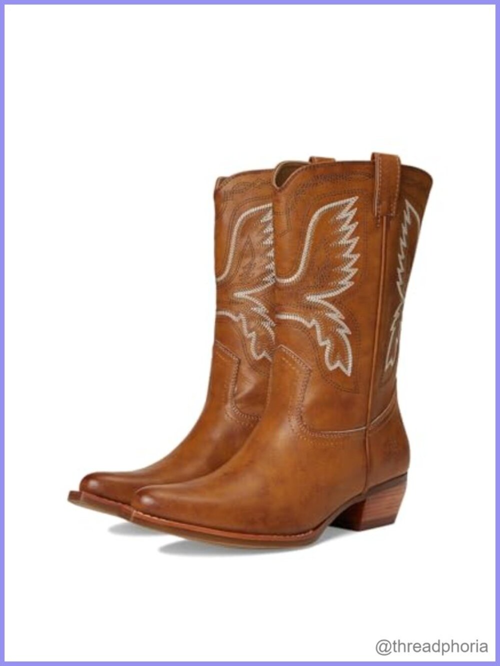 Vegan Suede Ankle Bootie Pointed Toe Block Heel Deco Stitch